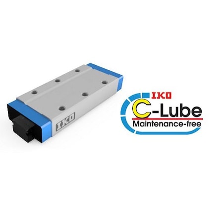 Iko Miniature Linear Way, Ball Type Slide Unit, Maintenance Free MLL15C1HS2